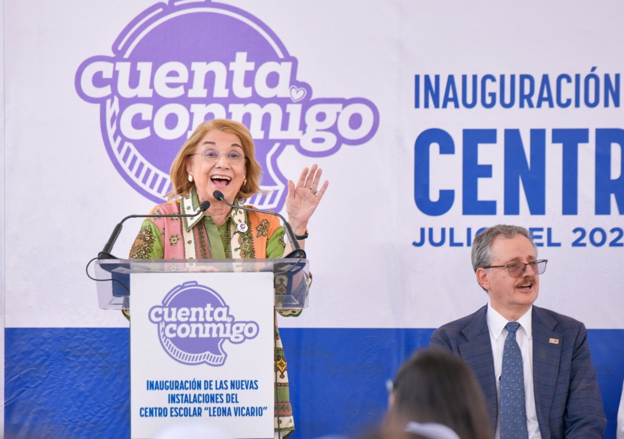 *Inauguran nuevas instalaciones del Centro Escolar Leona Vicario No.2563 en Cd.juarez Por Parte De La Presidenta del (DIF) Estatal Maria Eugenia Galvan.