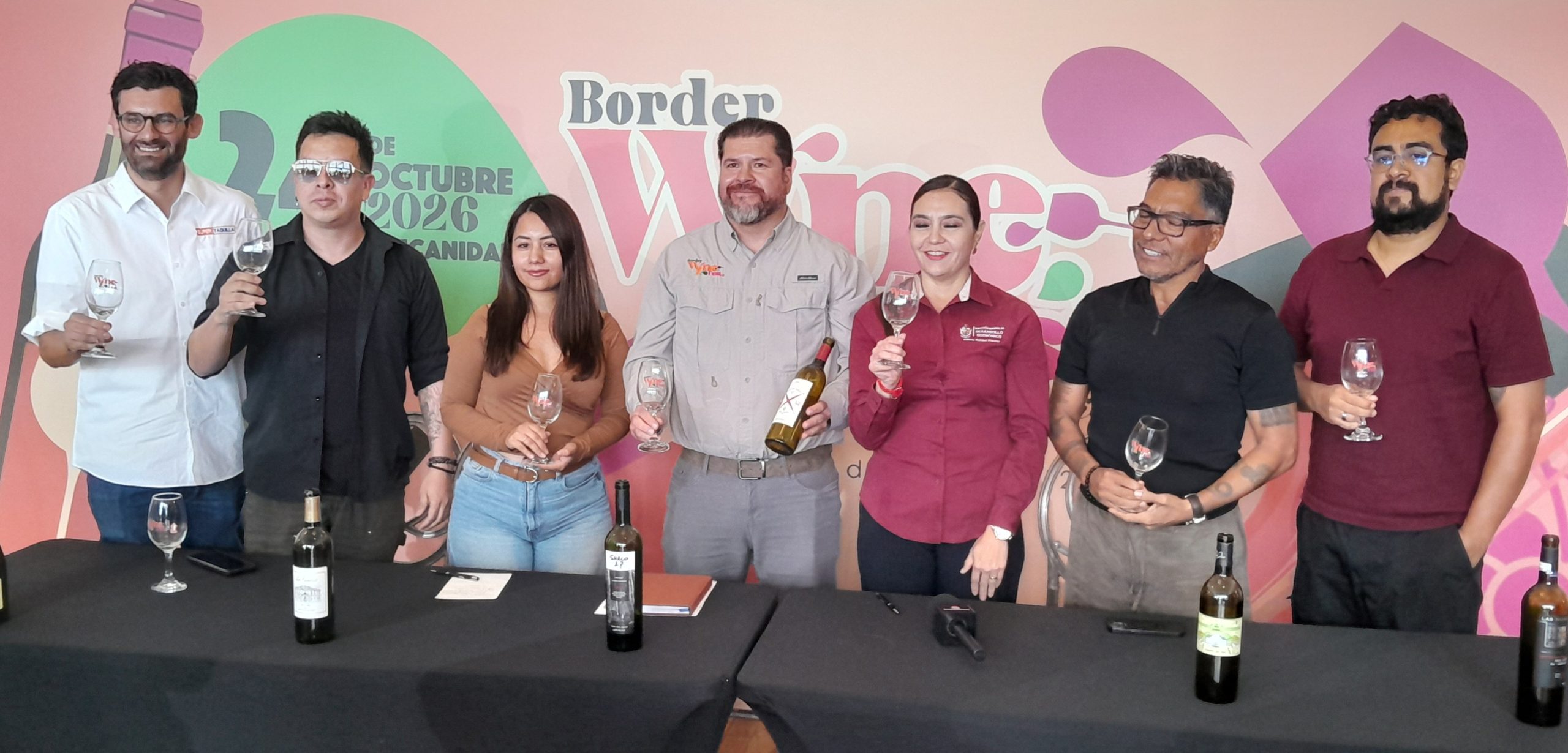 *Invitan Al Público En General Al Border Wine Fest este 24 de Octubre en la Plaza de la Mexicanidad x venta de Boletos en Súper Taquilla así Lo Comento El Presidente Del border Wine fest Abel Gallegos.